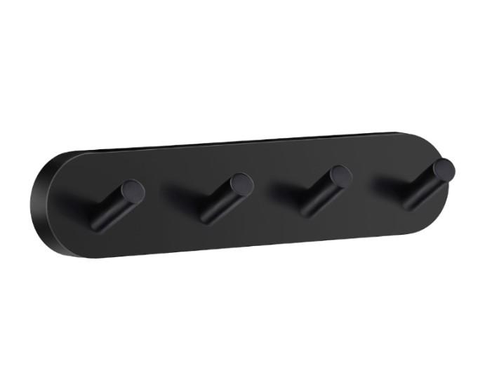 Smedbo Home fire håndklædekrog - Mat sort Smedbo Home fire håndklædekrog - Mat sort