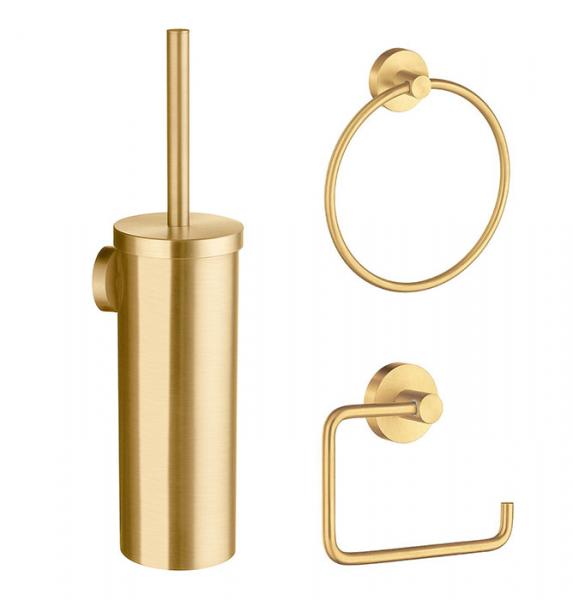 Smedbo Home tilbeh&oslash;rspakke til bad 2 - B&oslash;rstet messing