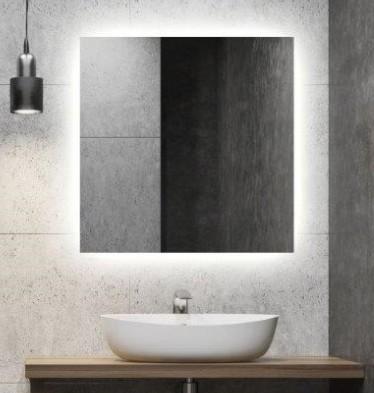 Mona firkantet spejl m/backlight - 60 cm Mona firkantet spejl m/backlight - 60 cm