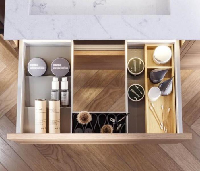 Dansani Luna indretning til øverste skuffe 60 cm Dansani Luna indretning til øverste skuffe 60 cm