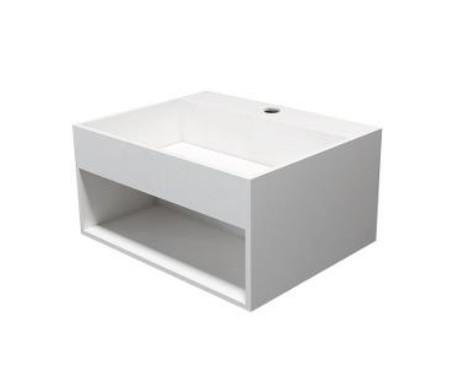 Cassøe 50 håndvask t/væg m/hylde - Uden overløb - 1 hanehul Cassøe 50 håndvask t/væg m/hylde - Uden overløb - 1 hanehul