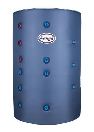 Langå Isoleret akkumuleringstank med 2 spiraler - 300 liter Langå Isoleret akkumuleringstank med 2 spiraler - 300 liter