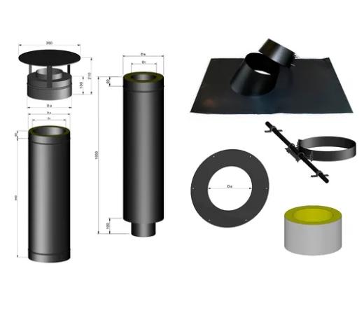 Termatech Stålskorsten ø80 pakke 1 Termatech Stålskorsten ø80 pakke 1