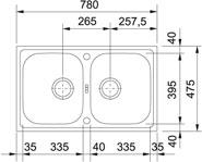 Franke Euroform EFX 620-78 køkkenvask Franke Euroform EFX 620-78 køkkenvask