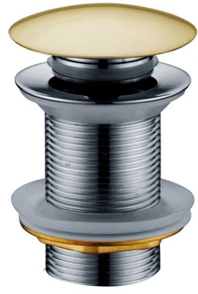 Hafa bundventil til håndvask uden overløb - Børstet messing Hafa bundventil til håndvask uden overløb - Børstet messing