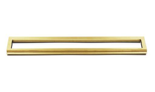 Unidrain Highline ramme - B&oslash;rstet messing - 300/10 mm