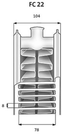 Purmo Plan Compact FC22-500-800mm - 12 kvm Purmo Plan Compact FC22-500-800mm - 12 kvm