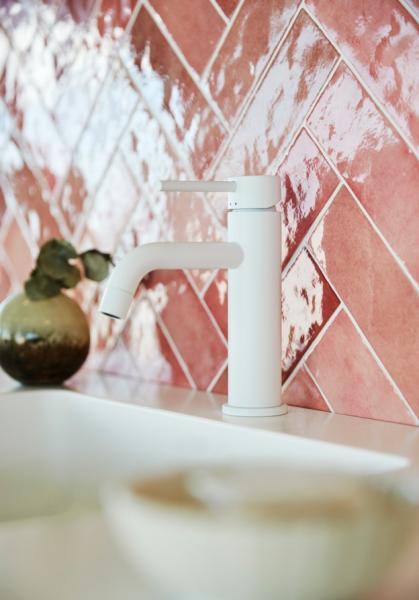 Cassøe Newform XT håndvaskarmatur u/bundventil - Mat hvid Cassøe Newform XT håndvaskarmatur u/bundventil - Mat hvid