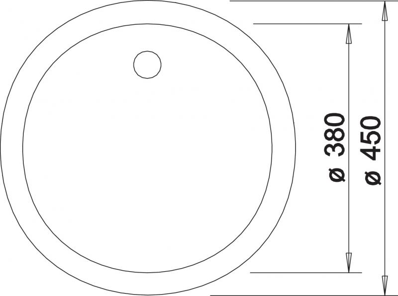 Blanco Rondo k&oslash;kkenvask - Antracit