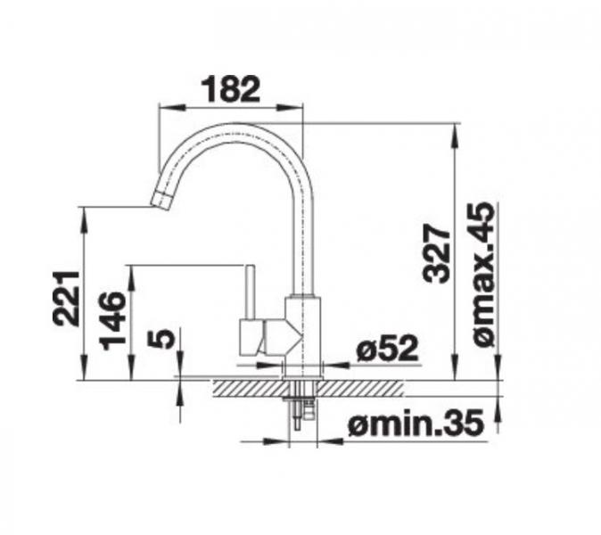 Blanco Mida køkkenarmatur - Soft-white Blanco Mida køkkenarmatur - Soft-white