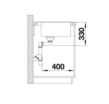 Blanco Naya 6 UX k&oslash;kkenvask - Vulkangr&aring;