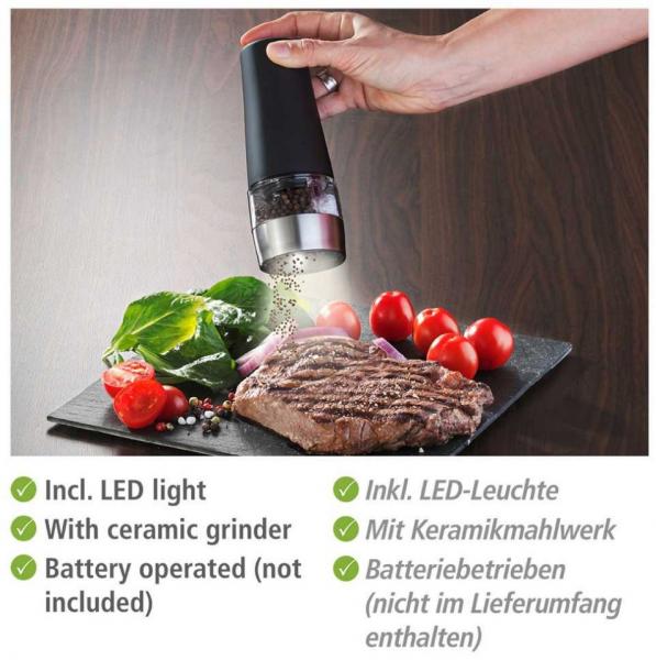 Wenko krydderikværn 2I1 - Sort/klar Wenko krydderikværn 2I1 - Sort/klar