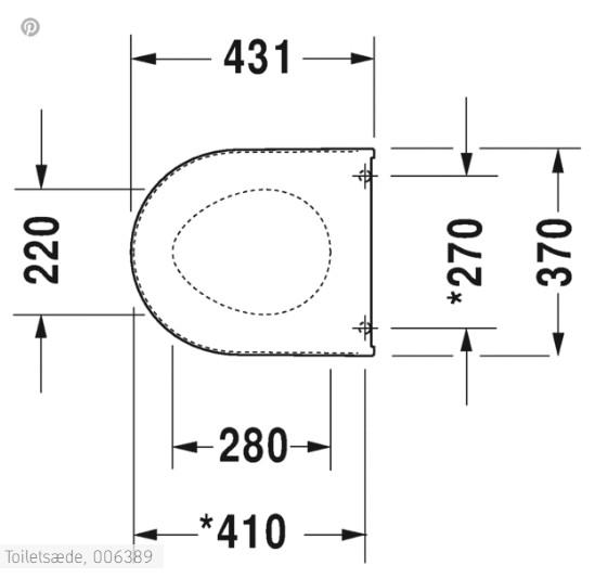 Duravit Starck 3 toiletsæde m/softclose og lift-off Duravit Starck 3 toiletsæde m/softclose og lift-off