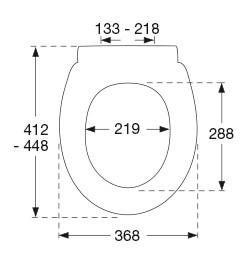 Pressalit T Soft toiletsæde m/ soft close - Hvid Pressalit T Soft toiletsæde m/ soft close - Hvid