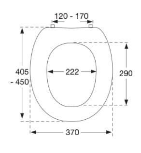 Pressalit Dania toilets&aelig;de med forh&oslash;jer og l&aring;g