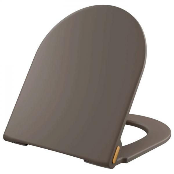 Pressalit Style designemblem med logo 2 stk - B&oslash;rstet messing