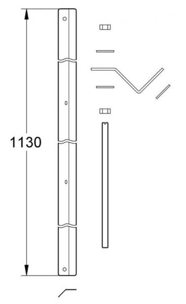 Grohe Rapid SL monteringss&aelig;t hj&oslash;rnebeslag