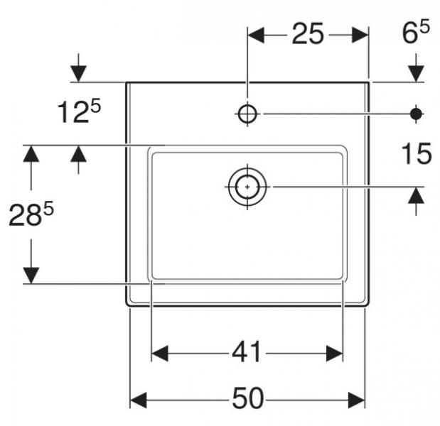 If&ouml; Twins 50 h&aring;ndvask t/v&aelig;g - 1 hanehul