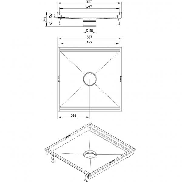 Bl&uuml;cher k&oslash;kkenbr&oslash;nd 500x500