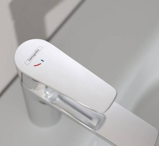 Hansgrohe Talis E 110 h&aring;ndvaskarmatur m/CoolStart - Poleret guld optik