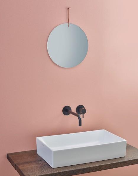 QTOO Circle h&aring;ndvaskarmatur indbygning - Mat sort