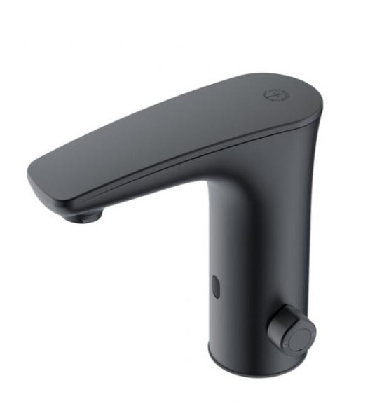 Gustavsberg Sensoric ber&oslash;ringsfri vandhane m/batteri - Mat sort