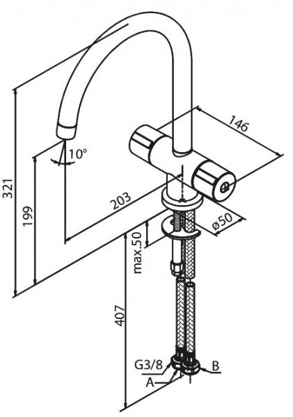 Damixa Titan k&oslash;kkenvandhane