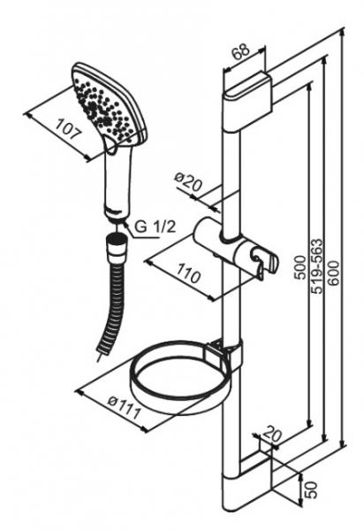 Damixa Pine Plus bruses&aelig;t