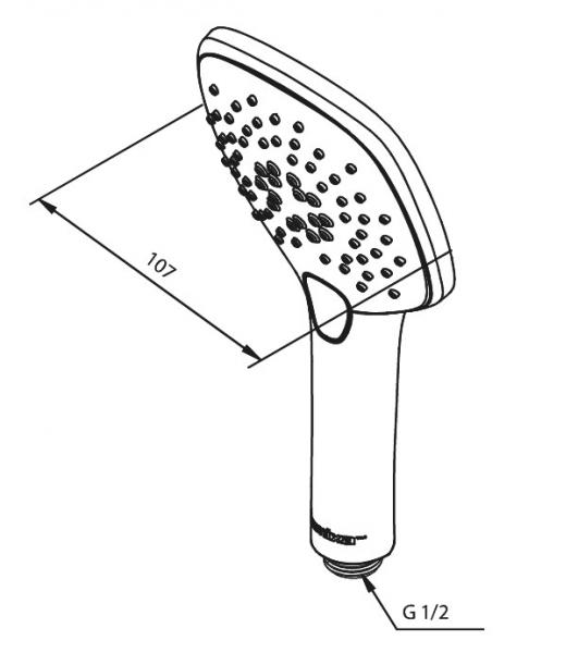 Damixa Pine h&aring;ndbruser - Steel PVD