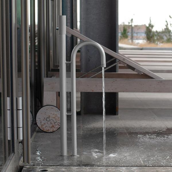 Frostline Duo L 9 frostfri vandpost - Rustfrit st&aring;l