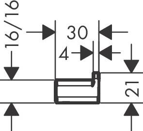 hansgrohe AddStoris enkel krog - Poleret guldoptik hansgrohe AddStoris enkel krog - Poleret guldoptik