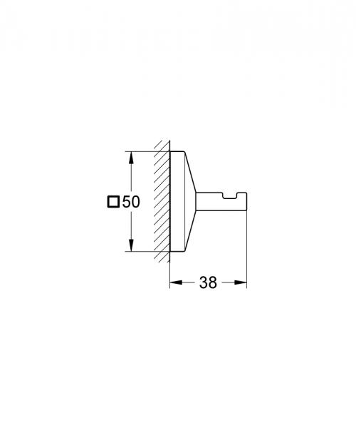 Grohe Allure Brilliant h&aring;ndkl&aelig;dekrog
