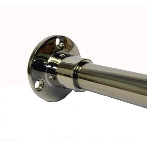 Van Der P Forhængstang loft til loft 50x100x50cm m.flanger - Rustfrit stål Van Der P Forhængstang loft til loft 50x100x50cm m.flanger - Rustfrit stål