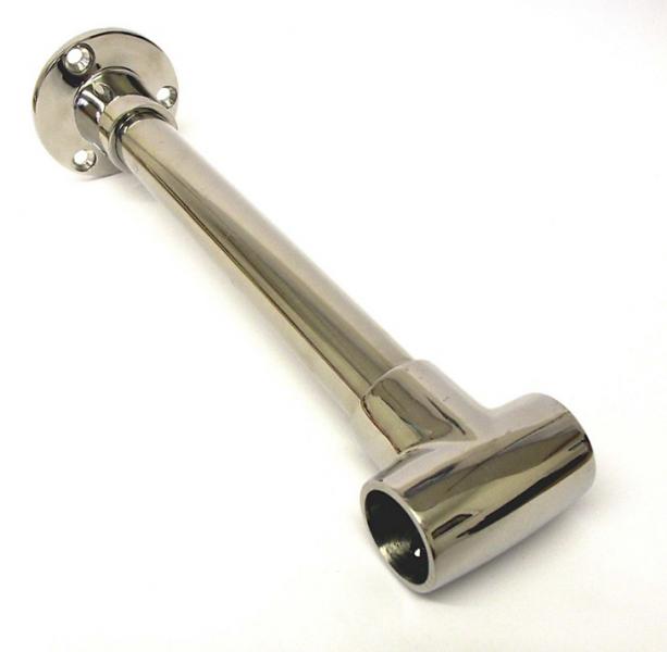 Van Der P 360gr Forh&aelig;ngstang Kvadrat 100x100cm m/2 loftst&oslash;tter - Rustfrit st&aring;l