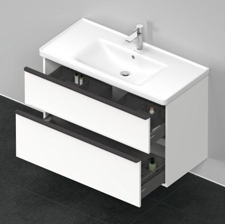 Duravit D-Neo 100 m&oslash;bels&aelig;t - Mat hvid