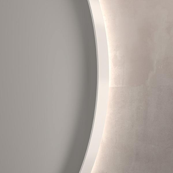 Sanibell Ink SP17 rundt spejl m/backlight, varme og sensor Ø80 - Mat hvid Sanibell Ink SP17 rundt spejl m/backlight, varme og sensor Ø80 - Mat hvid