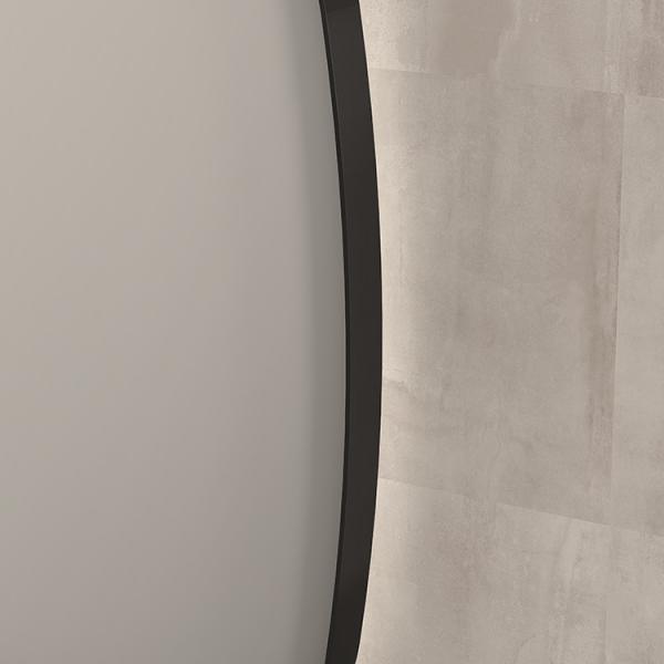 Sanibell Ink SP30 superellipse spejl m/backlight, varme og sensor 60 x 60 cm - Mat sort Sanibell Ink SP30 superellipse spejl m/backlight, varme og sensor 60 x 60 cm - Mat sort