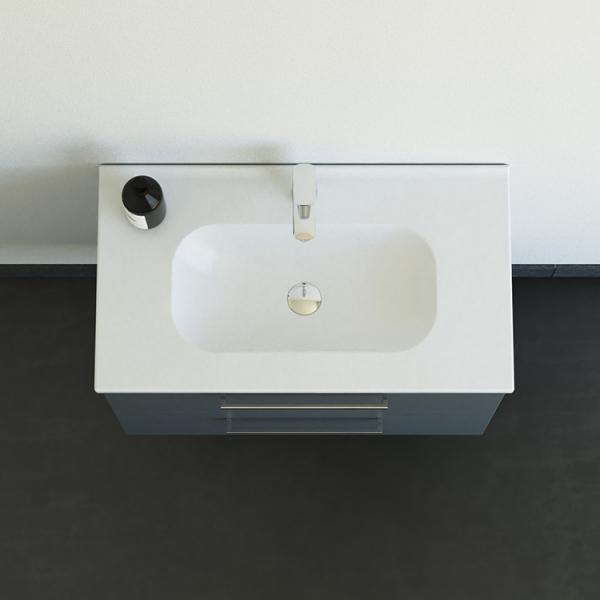 Dansani Mido+ 80 m&oslash;bels&aelig;t m/Kantate vask - Mat gr&aring;