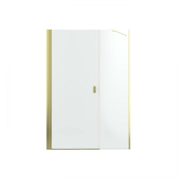 Strømberg Noma 45 svingdør m/sidepanel 1000mm - Venstre - Poleret messing Strømberg Noma 45 svingdør m/sidepanel 1000mm - Venstre - Poleret messing