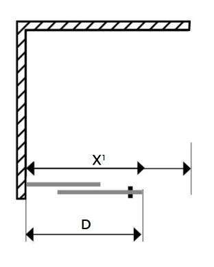 Str&oslash;mberg Faro 12 walk-in brusev&aelig;g m/skyded&oslash;r 800mm - Klart glas/mat sort