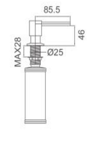 Cass&oslash;e s&aelig;bedispenser til k&oslash;kken - Antracit
