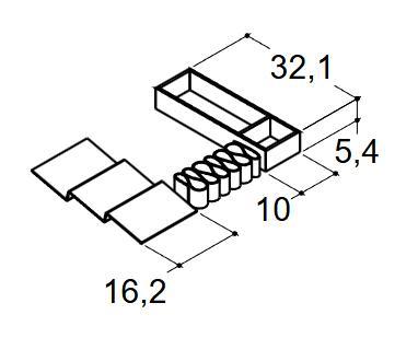 Dansani Luna indretning til øverste skuffe 60 cm Dansani Luna indretning til øverste skuffe 60 cm