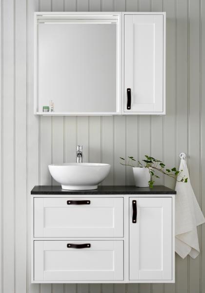 Hafa Eden 600 h&aring;ndvaskskab - Hvid