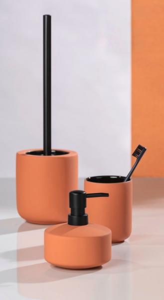 Wenko Avellino keramik s&aelig;bedispenser - Terracotta