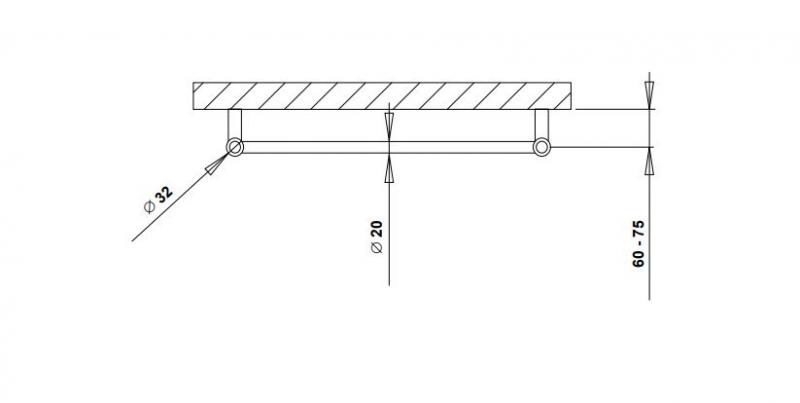 Str&oslash;mberg Sorano el-h&aring;ndkl&aelig;det&oslash;rrer - 50x58 cm - Krom