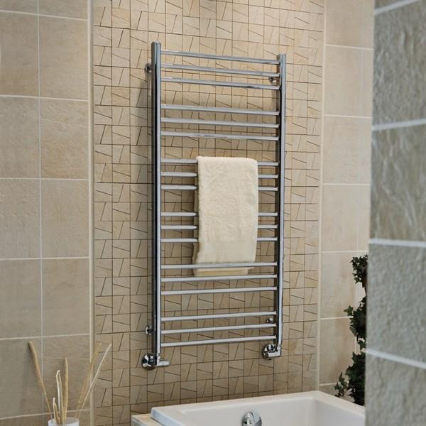 Strømberg Fabero håndklædetørrer t/fjernvarme - 48x79 cm - Hvid Strømberg Fabero håndklædetørrer t/fjernvarme - 48x79 cm - Hvid