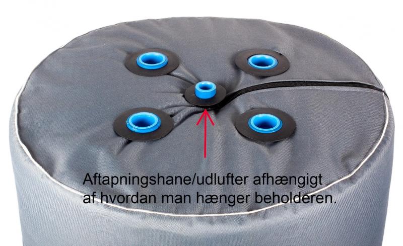 Lang&aring; isoleret akkumuleringstank - 60 liter - V&aelig;gh&aelig;ngt