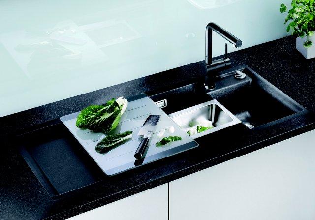 Blanco Axia III 6 S-F k&oslash;kkenvask - Antracit