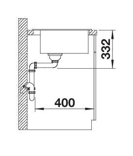 Blanco Naya 5 UX k&oslash;kkenvask - Hvid