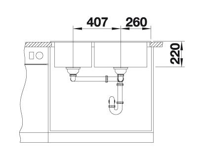 Blanco Pleon 9 PD k&oslash;kkenvask - Vulkangr&aring;